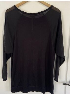 Vince Black Knit Crewneck Top
